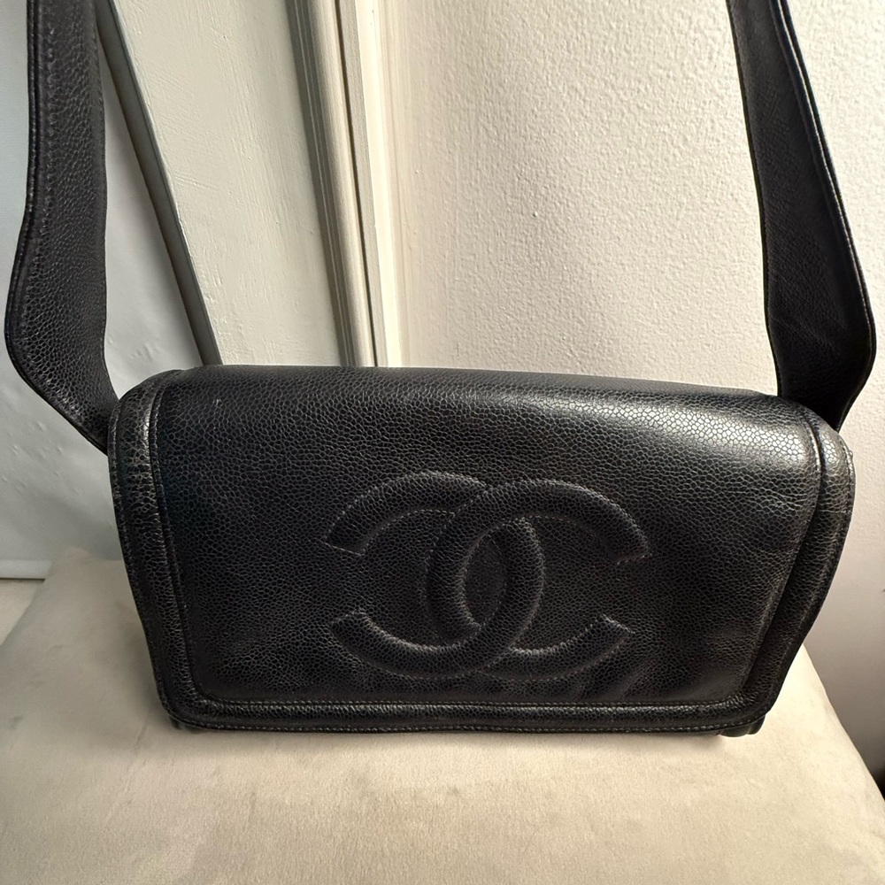 Chanel Timeless Flap Black Shoulder Bag